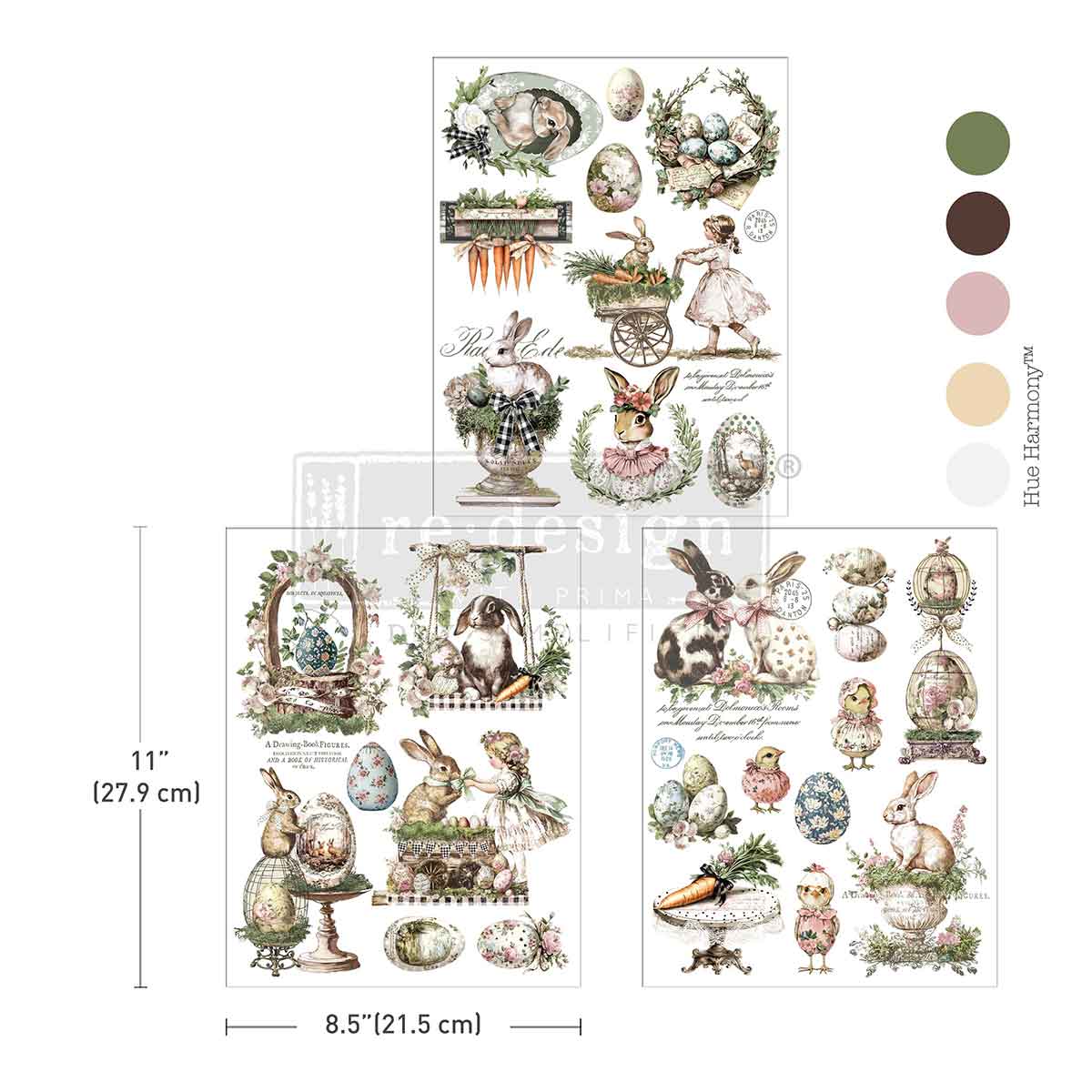 Redesign With Prima Marketing Garden Whimsy Middy Transfers 680961