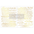 Redesign With Prima Marketing Gilded Noel Script Middy Foil Transfers 684150