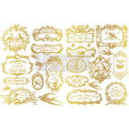 Redesign With Prima Marketing Gold Chant Du Matin H2O Transfers 682774