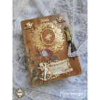 Redesign With Prima Marketing Gold Fleur De Minuit H2O Transfers 682781 Victorian MIxed Media Panel
