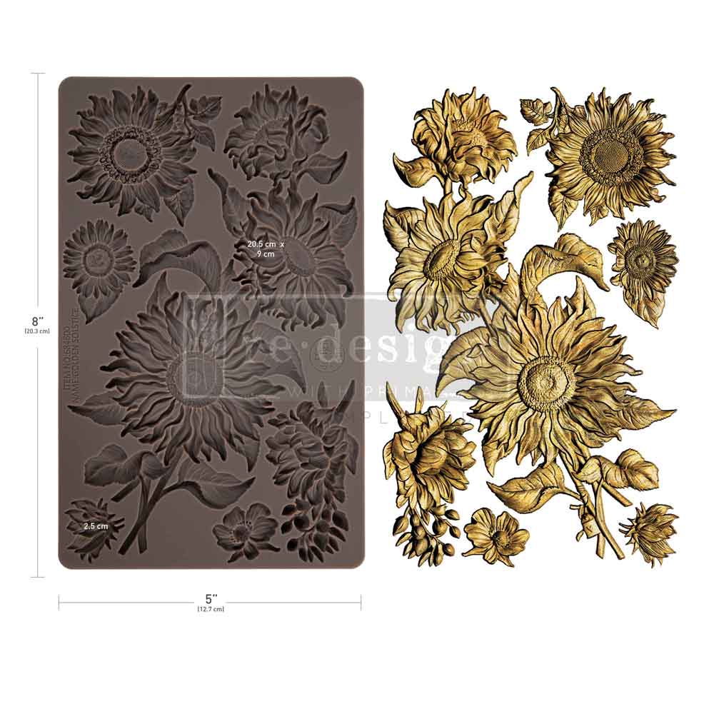 Redesign With Prima Marketing Golden Solstice Decor Mould 684600