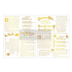 Redesign With Prima Marketing Golden Tidings Middy Foil Transfers 684136