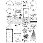 Redesign With Prima Marketing Here Comes Santa Clear Stamps 673826