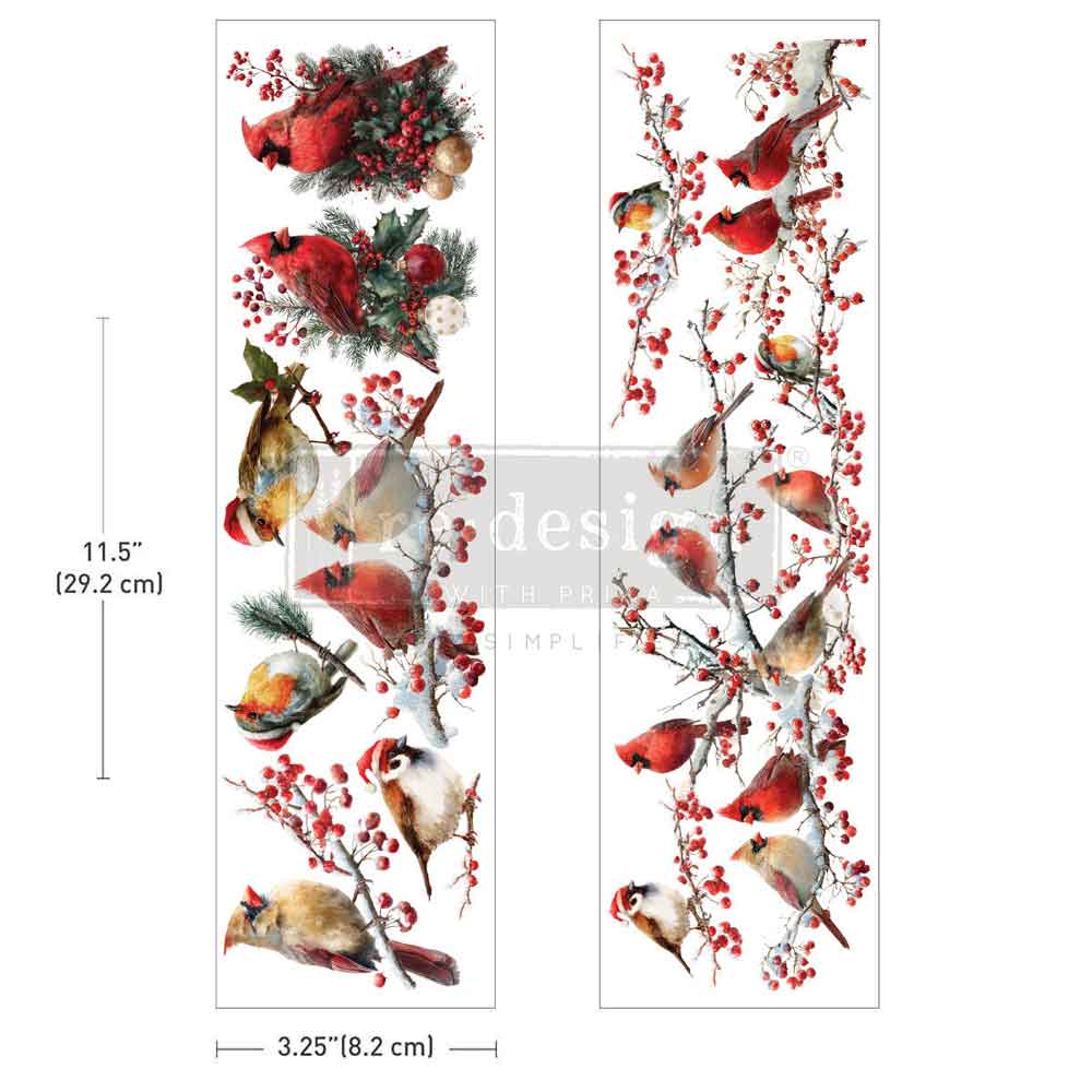 Redesign With Prima Marketing Hollywing Cardinal Luxe Transfers 684259