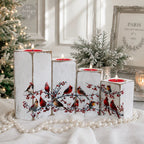 Redesign With Prima Marketing Hollywing Cardinal Luxe Transfers 684259 Christmas Candles
