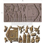 Redesign With Prima Marketing Holy Night Nativity Decor Mould 677442