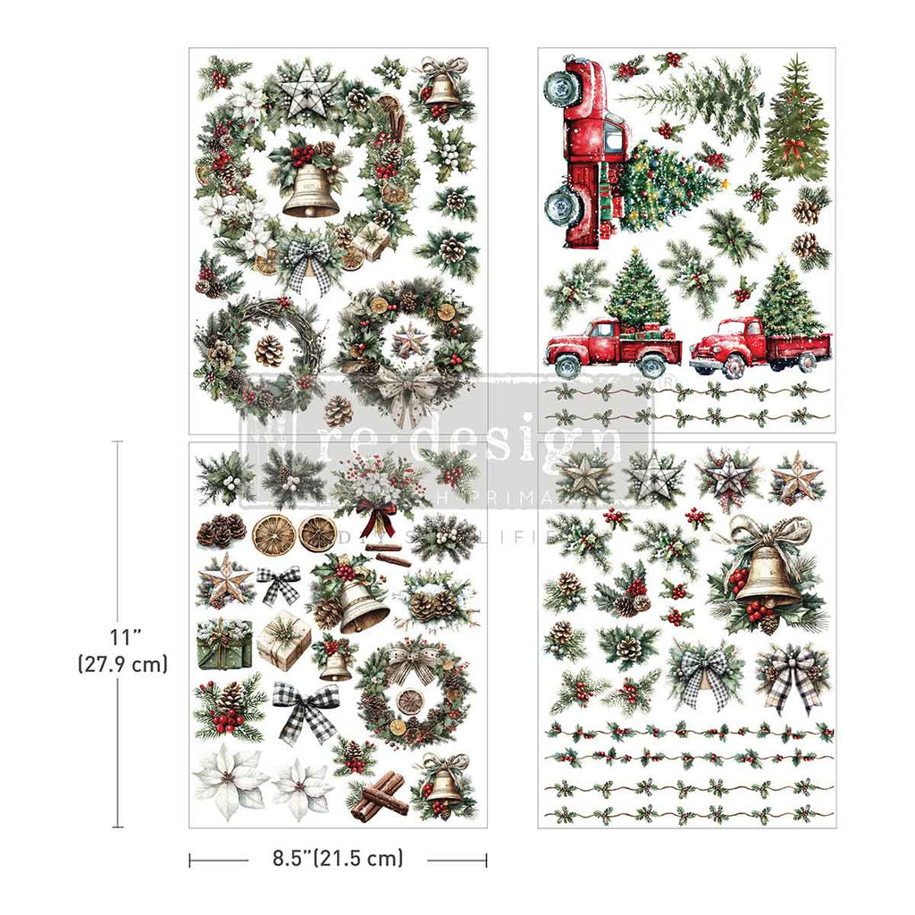 Redesign With Prima Marketing Home For The Holidays Middy Plus Transfers 683771