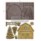 Redesign With Prima Marketing Homestead Holiday Decor Mould 684525