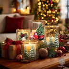 Redesign With Prima Marketing Hometown Holiday Luxe Transfers 684242 Christmas Candles
