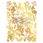 Redesign With Prima Marketing Luxe Foliage Gold Foil Decor Transfers 682972
