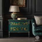 Redesign With Prima Marketing Luxe Foliage Gold Foil Decor Transfers 682972 Furniture Decoration Project