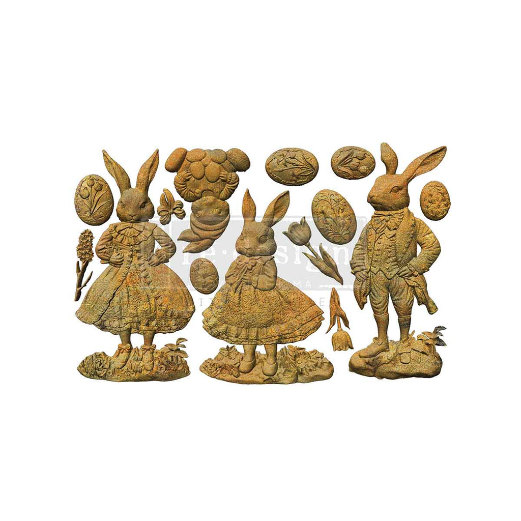 Redesign With Prima Marketing Meadow Whispers Decor Mould 681692 Easter Bunny Images