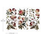 Redesign With Prima Marketing Midnight Rose Small Transfers 679941