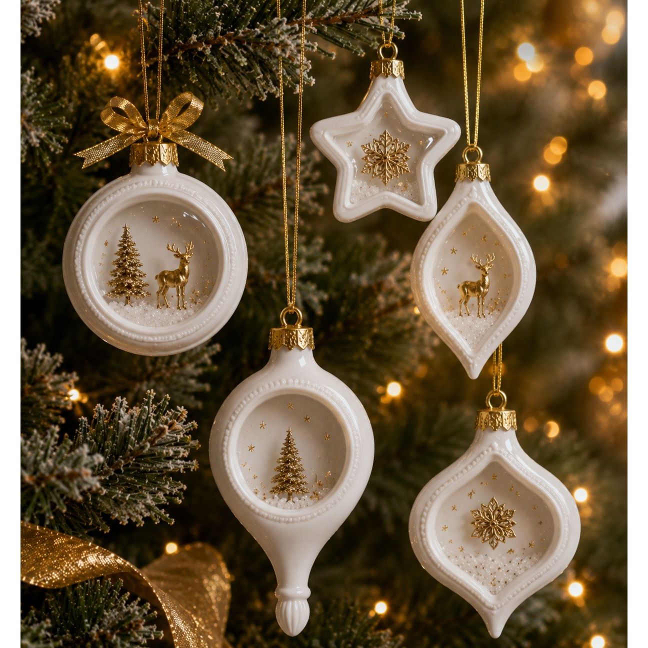 Redesign With Prima Marketing Noel Elegance Decor Mould 684495 Christmas Tree Decorations