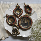 Redesign With Prima Marketing Noel Elegance Decor Mould 684495 Vintage Christmas Ornaments
