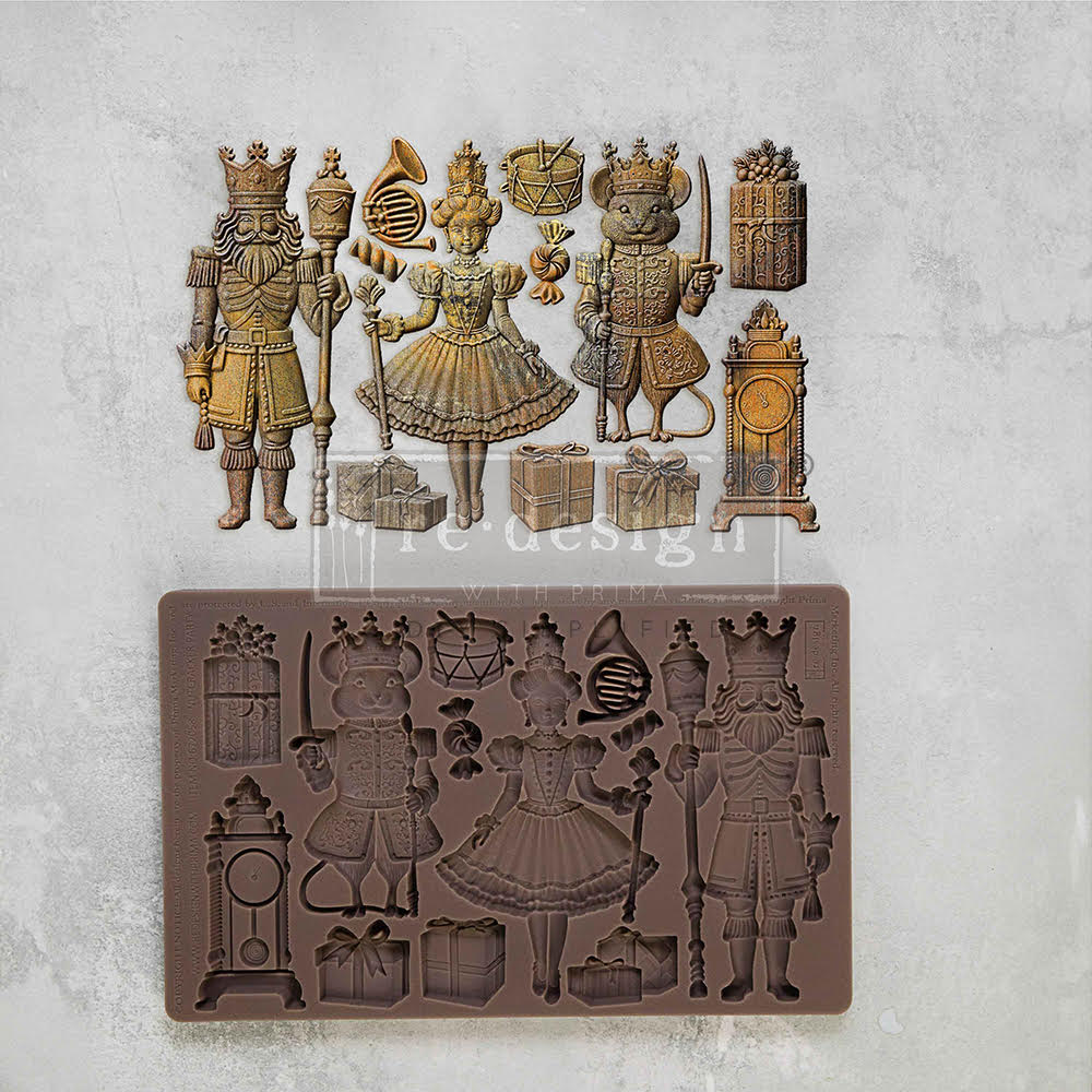 Redesign With Prima Marketing Nutcracker Party Decor Mould 672058