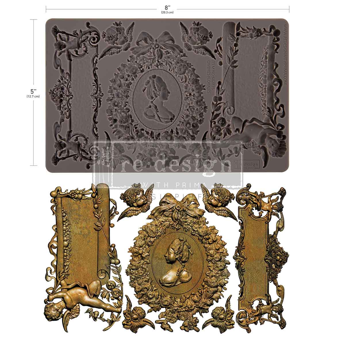 Redesign With Prima Marketing Ombres Florales Decor Mould 682835