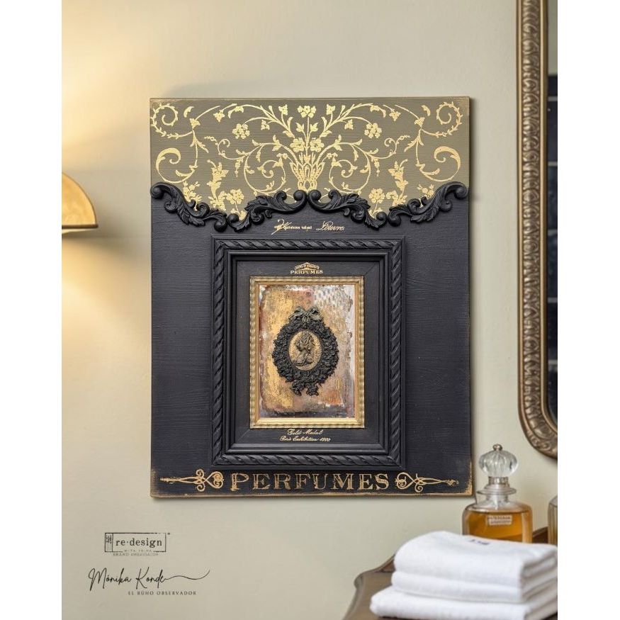 Redesign With Prima Marketing Ombres Florales Decor Mould 682835 French Wall Hanging