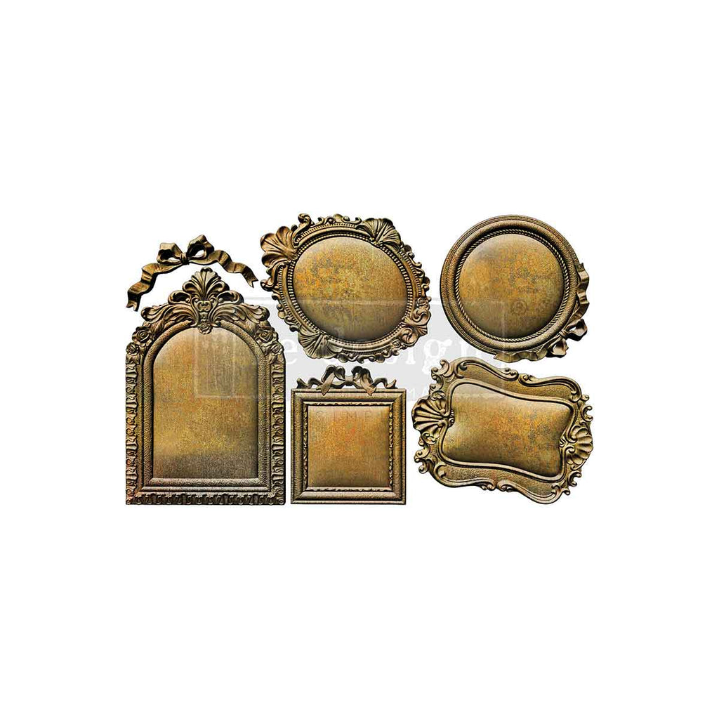 Redesign With Prima Marketing Ornate Minis Decor Mould Gold Mini Frames