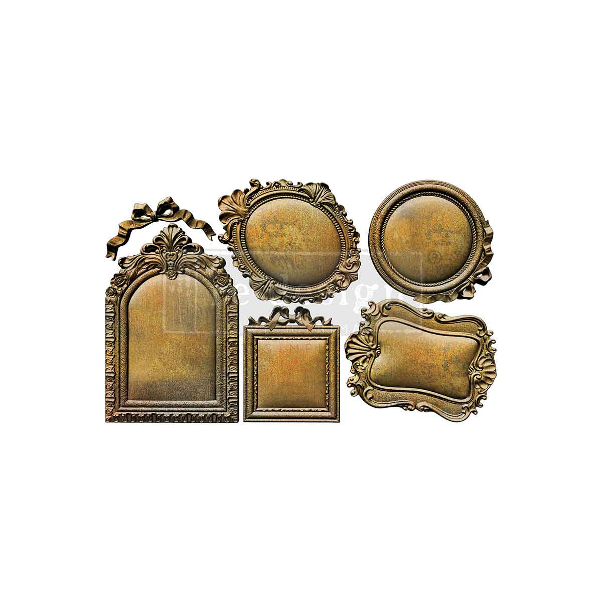 Redesign With Prima Marketing Ornate Minis Decor Mould Gold Mini Frames