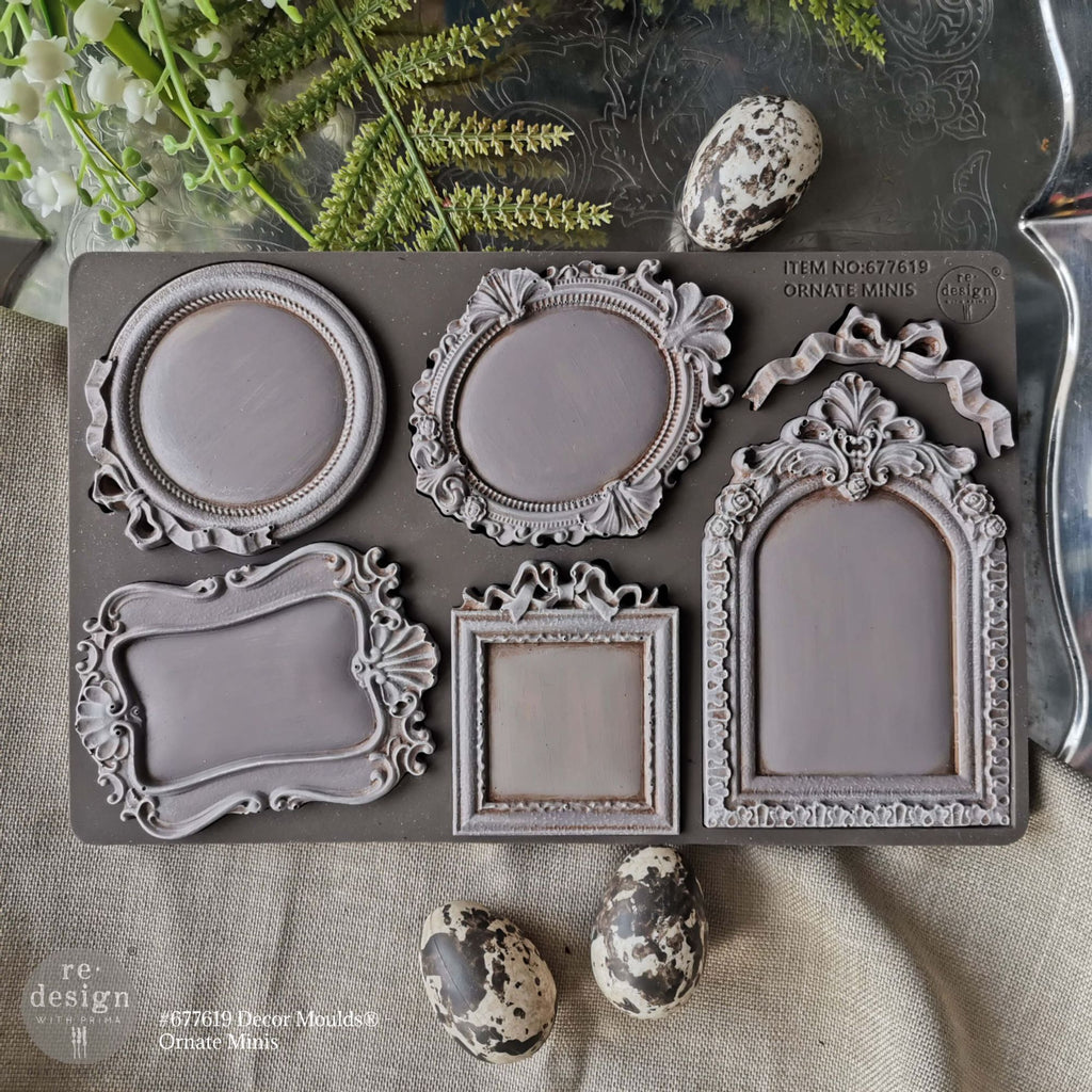 Redesign With Prima Marketing Ornate Minis Decor Mould Small Frames