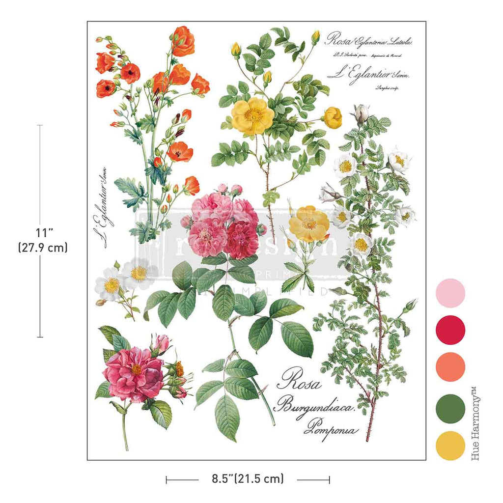 Redesign With Prima Marketing Poetry In Petals H2O Transfers 681951