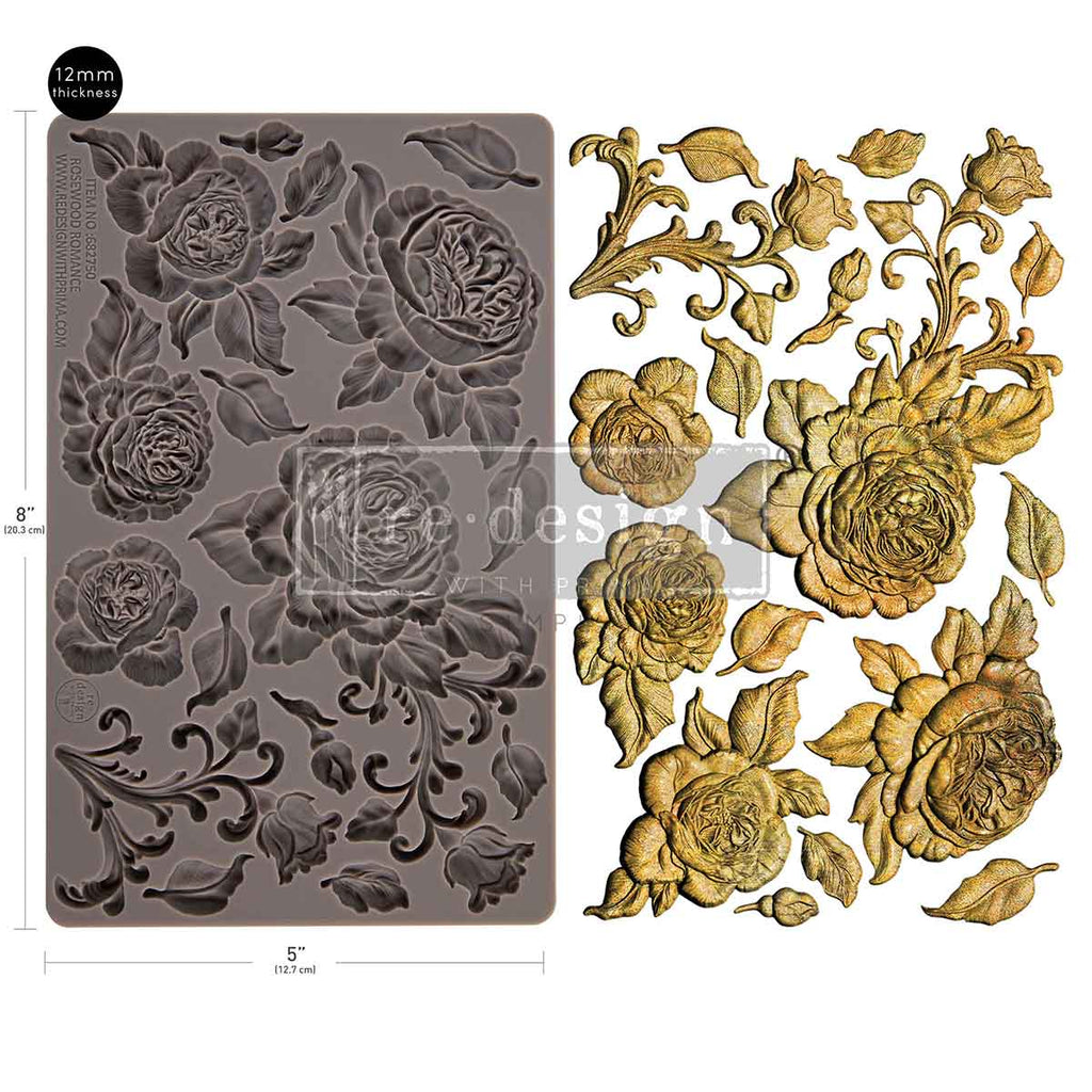 Redesign With Prima Marketing Rosewood Romance Decor Mould 682750