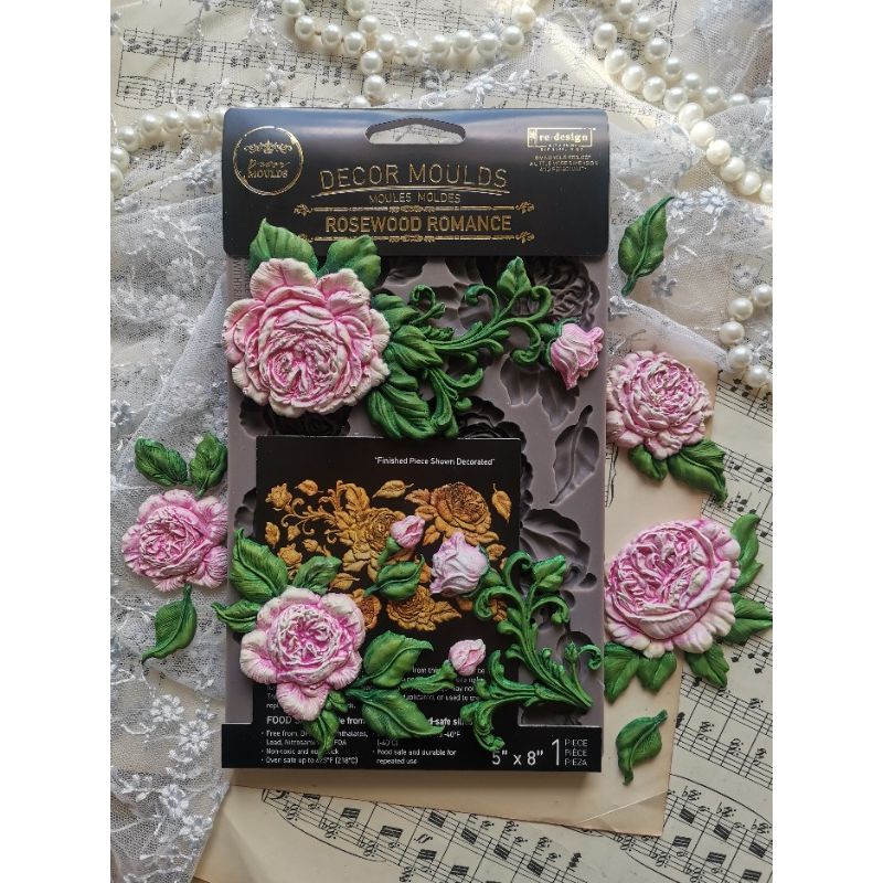 Redesign With Prima Marketing Rosewood Romance Decor Mould 682750 Victorian Florals