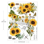Redesign With Prima Marketing Rustic Amber Petals H2O Transfers 684631