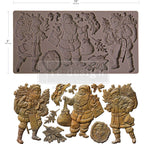 Redesign With Prima Marketing Santa's Holiday Cheer Decor Mould 677640