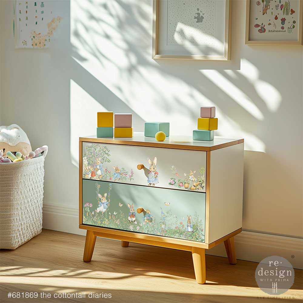 Redesign With Prima Marketing The Cottontail Diaries Middy Transfers 681869 Baby Room Decor