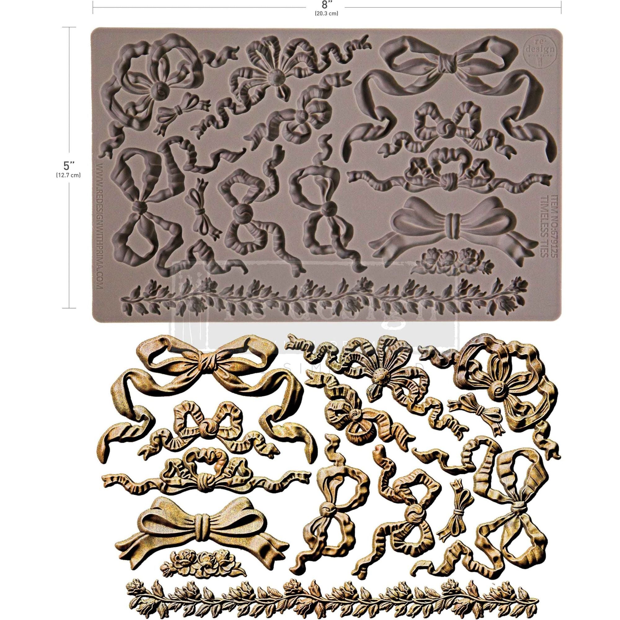 Redesign With Prima Marketing Timeless Ties Decor Mould 679125
