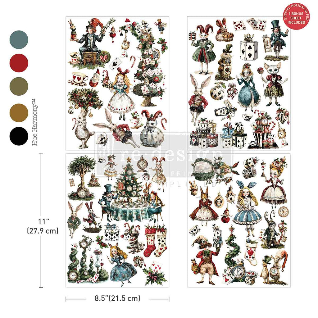 Redesign With Prima Marketing Whimsical Holiday Dreams Middy Transfers 676643