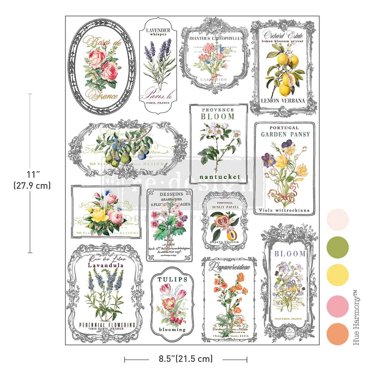 Redesign With Prima Marketing Whispers And Petals H2O Transfers 681968