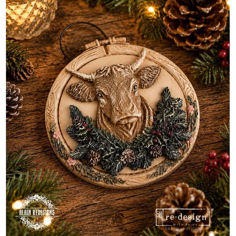 Redesign With Prima Marketing Winter Barnstead Decor Mould 684532 Farm Ornament
