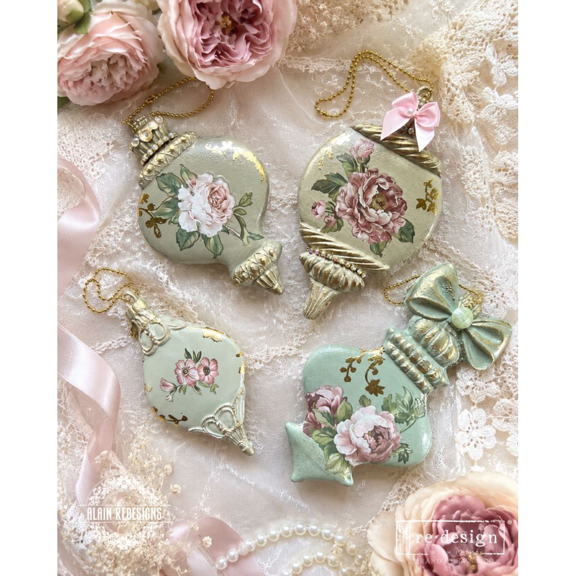 Redesign With Prima Marketing Winter Luxe Blanks Decor Mould 684501 Christmas Ornaments
