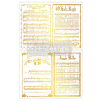 Redesign With Prima Marketing Yuletide Symphony Middy Foil Transfers 684167