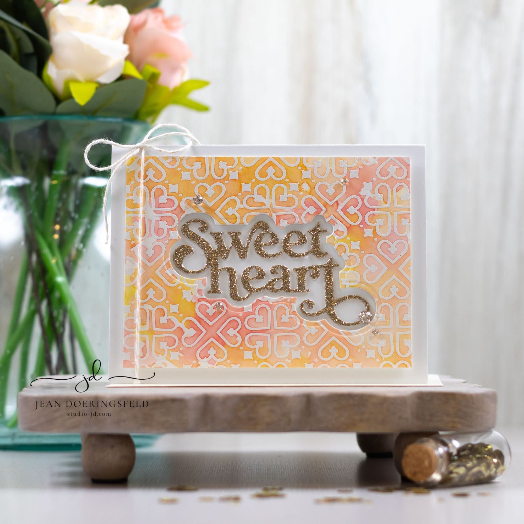 Simon Says Cling Stamp Regal Hearts sss102914 Sweetheart Love Card | color-code:ALT02