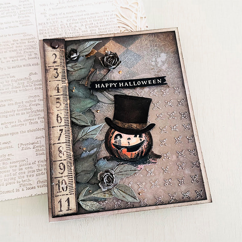 Tim Holtz Cling Rubber Stamps Pumpkinhead cms309