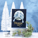 Simon Says Stamp Resting Dove Pair Wafer Dies s1049 DieCember Holiday Card | color-code:ALT04