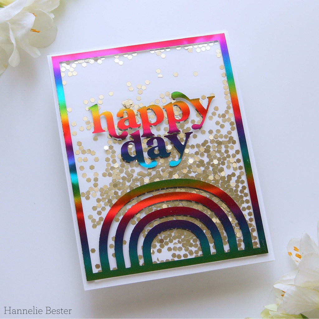 Simon Says Stamp Foil Transfer Cards Retro Arcs 1001ssa Be Bold Birthday Card | color-code:ALT01
