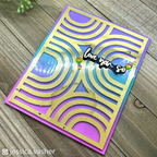 Simon Says Stamp Foil Transfer Cards Retro Arcs 1001ssa Be Bold Love You Card