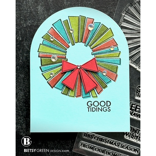 Simon Says Stamp Retro Wreath Wafer Dies 1439mdc And Everything Nice Christmas Card | color-code:ALT01