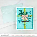Simon Says Clear Stamps Retro Wreath 2298msc Christmas Card | color-code:ALT04