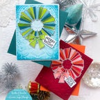 Simon Says Stamp Stencils Retro Wreath 1101mtc And Everything Nice Christmas Cards | color-code:ALT04