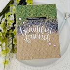 Simon Says Stamp EZ Strips Beautiful Friend set1182bf Beautiful Moments Friend Card