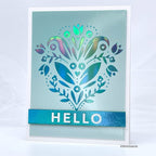 Simon Says Stamp Sentiment Strips Reverse Bold Hello sssg131135 Dear Friend