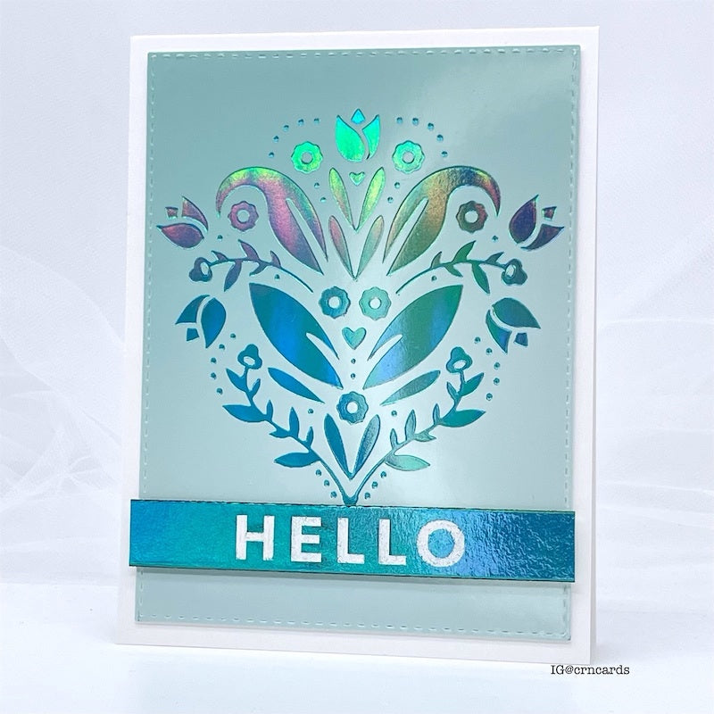 Simon Says Stamp Sentiment Strips Reverse Bold Hello sssg131135 Dear Friend