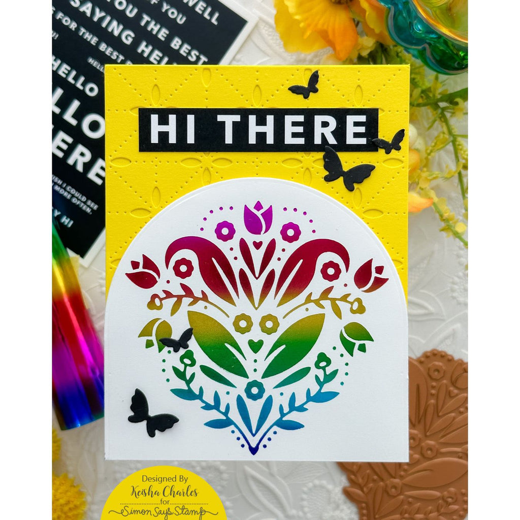 Simon Says Stamp Sentiment Strips Reverse Bold Hello sssg131135 Dear Friend Hello Card | color-code:ALT03