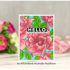 Simon Says Stamp Sentiment Strips Reverse Bold Hello sssg131135 Dear Friend